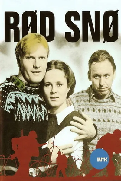 Röd snö poster