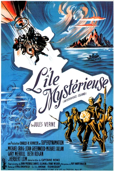 L'île mystérieuse poster