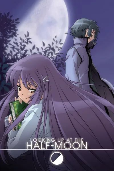 Looking Up at the Half-Moon poster