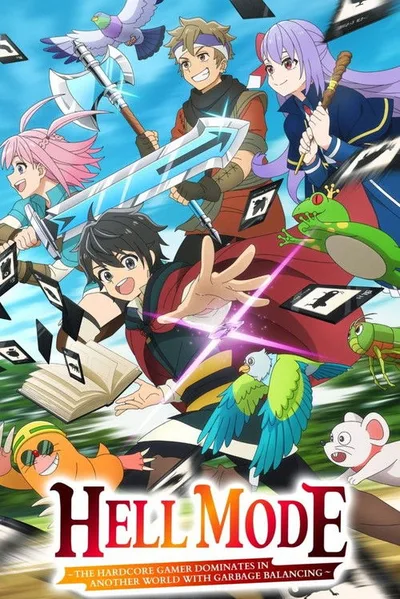 Hell Mode: The Hardcore Gamer Dominates in Another World with Garbage Balancing poster