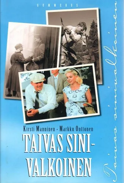 Taivas sinivalkoinen poster