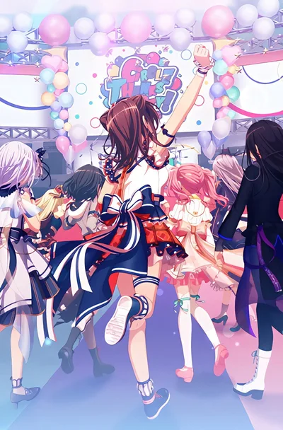 BanG Dream! 5th Anniversary Animation: CiRCLE Thanks Party! poster