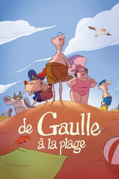 De Gaulle à la plage poster