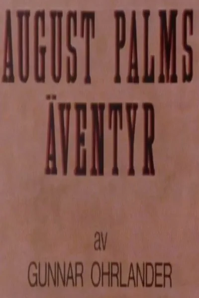 August Palms äventyr poster
