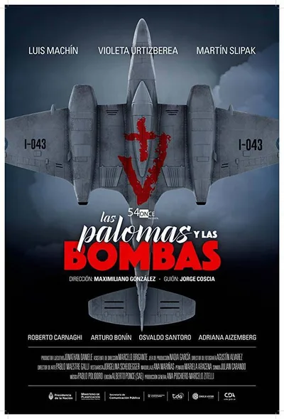 Las palomas y las bombas poster