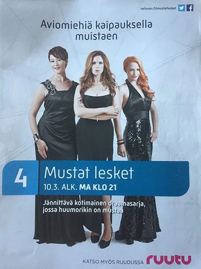 Mustat lesket poster