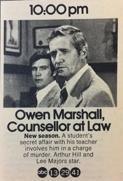 Owen Marshall, Counselor at Law poster