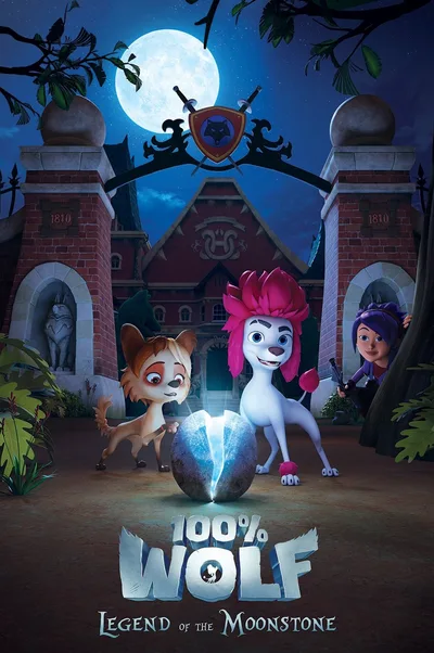 100% Wolf: Legend of the Moonstone poster