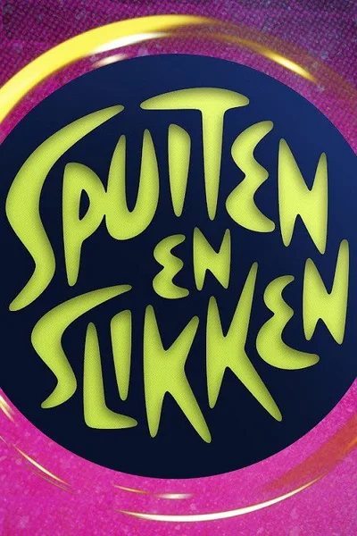 Spuiten en slikken poster