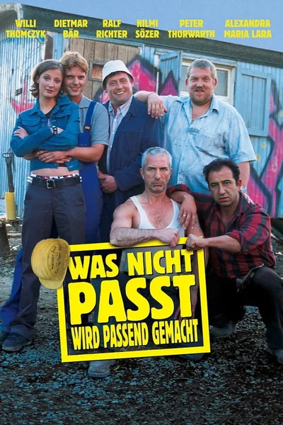Was nicht passt wird passend gemacht poster