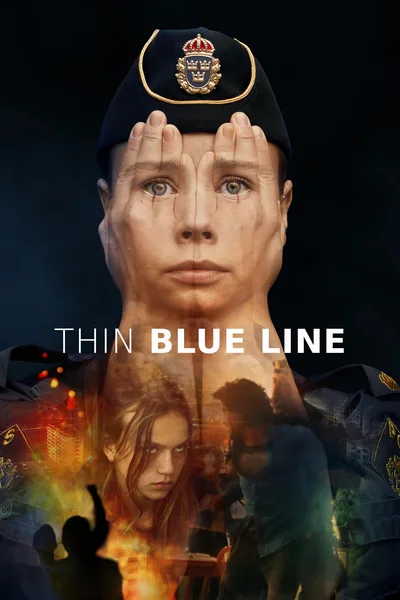 Tunna blå linjen poster