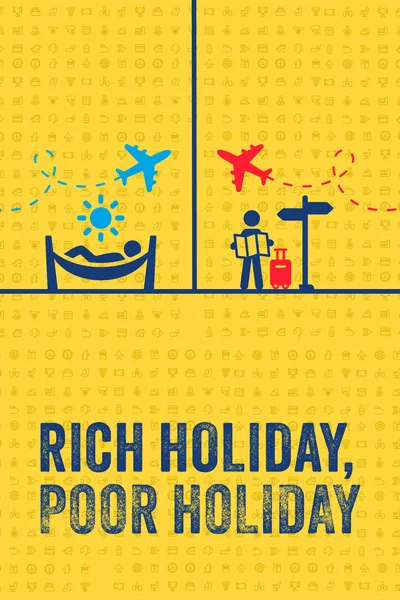 Rich Holiday, Poor Holiday poster