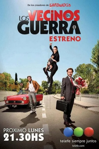 Los vecinos en guerra poster