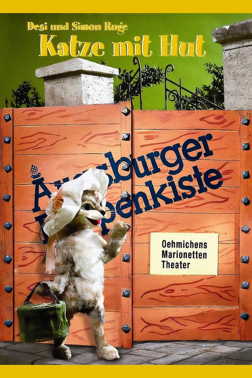 Katze mit Hut poster