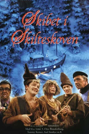 Skibet i skilteskoven poster