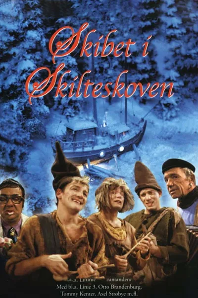 Skibet i skilteskoven poster