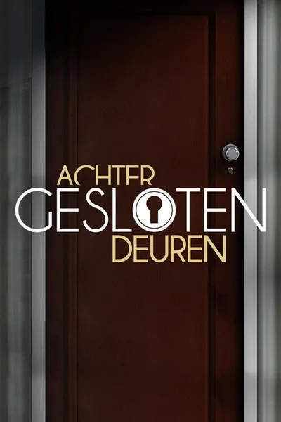 Achter gesloten deuren poster