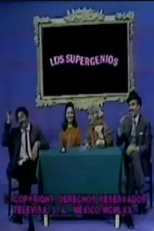 Los supergenios de la mesa cuadrada poster