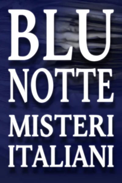 Blu notte poster