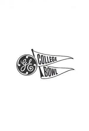 The General Electric College Bowl poster