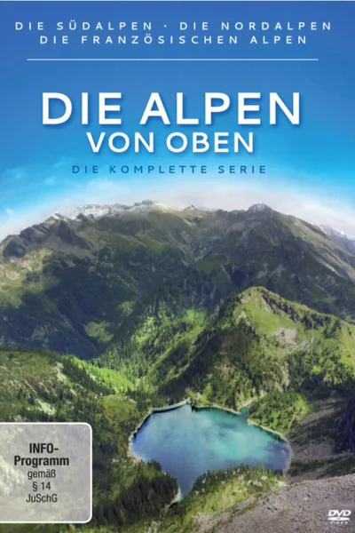 Die Alpen von oben poster