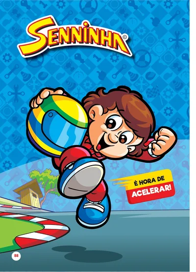 Senninha on the Crazy Race poster