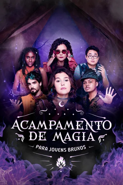 Acampamento de Magia para Jovens Bruxos poster