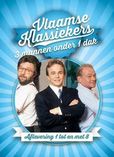 Drie mannen onder een dak poster