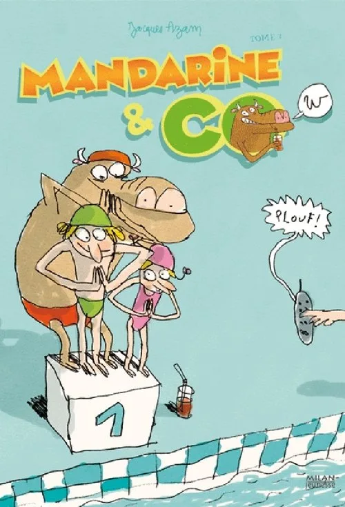Tangerine & Cow poster
