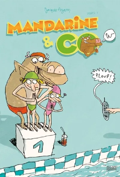 Tangerine & Cow poster