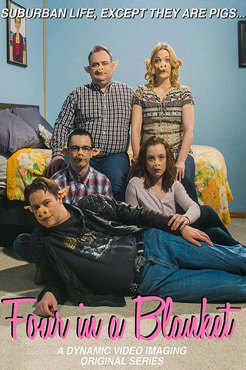 Four in a Blanket poster